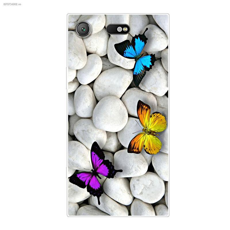 ۞✾Sony Xperia XZ1 Compact TPU painted mobile phone case cute cartoon protective cover in stock