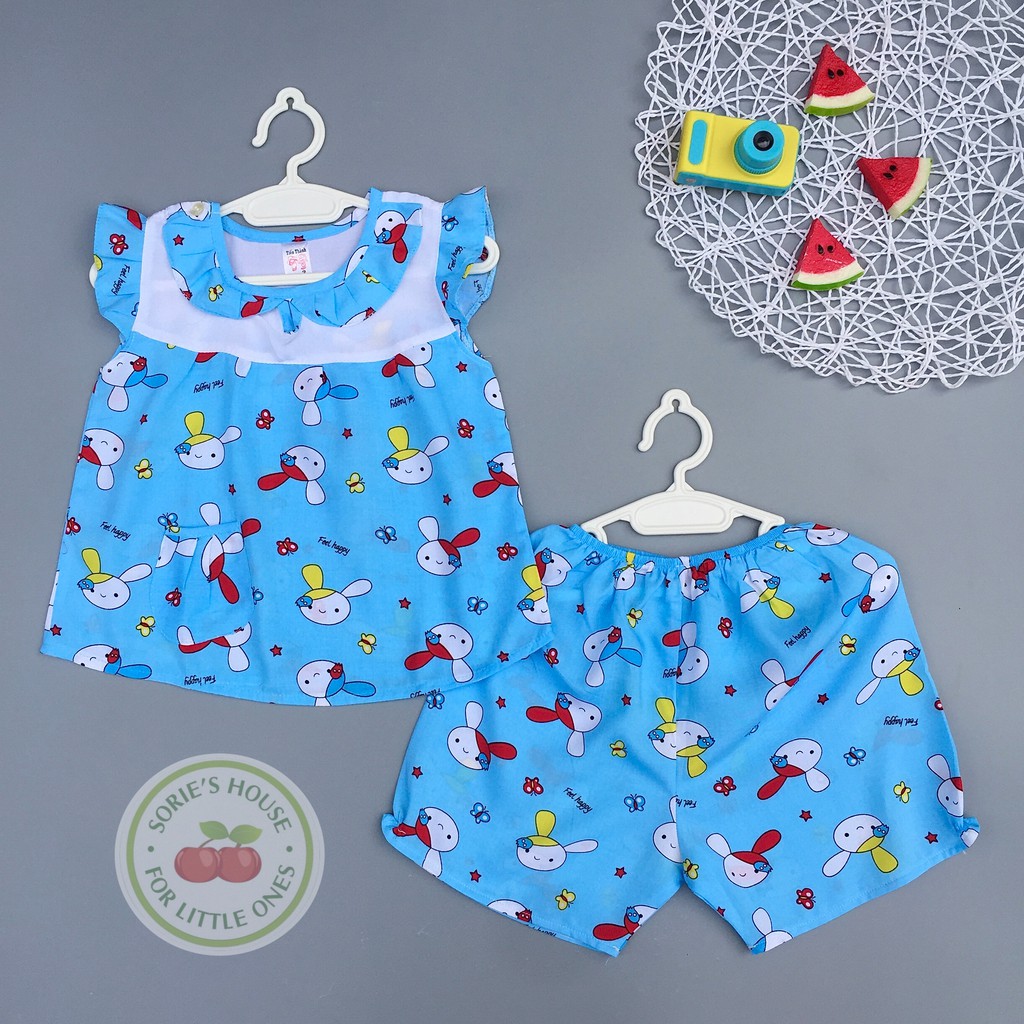 [Ảnh thật] [6-26kg] Bộ tole lanh ĐÙI bé gái
