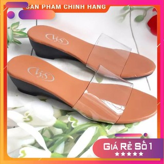 Dép cao gót 5 phân nữ quai trong