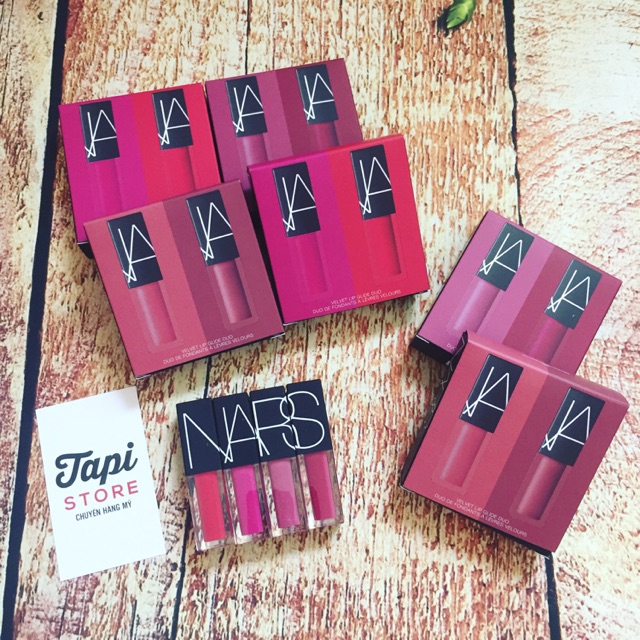 Set son mini Nars Velvet Lip Glide Duo