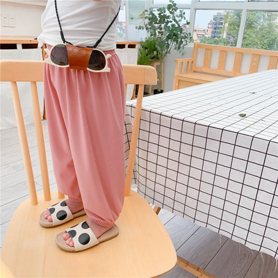 Quần Dài Lưng Thun Ống Rộng Phong Cách Hàn Quốc Dành Cho Bé