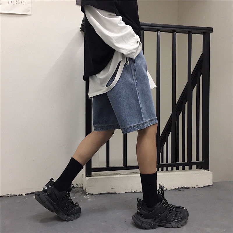 Quần Short Denim Dáng Rộng Thời Trang Mùa Hè Năng Động | BigBuy360 - bigbuy360.vn