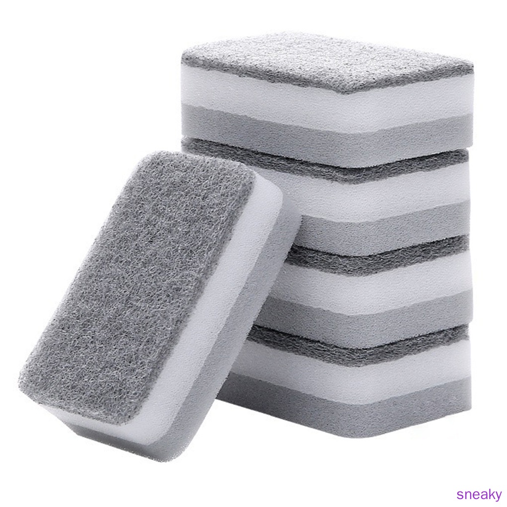 Set 5 Miếng Bọt Biển Rửa Chén Hai Mặt Tiện Dụng Cho Nhà Bếp