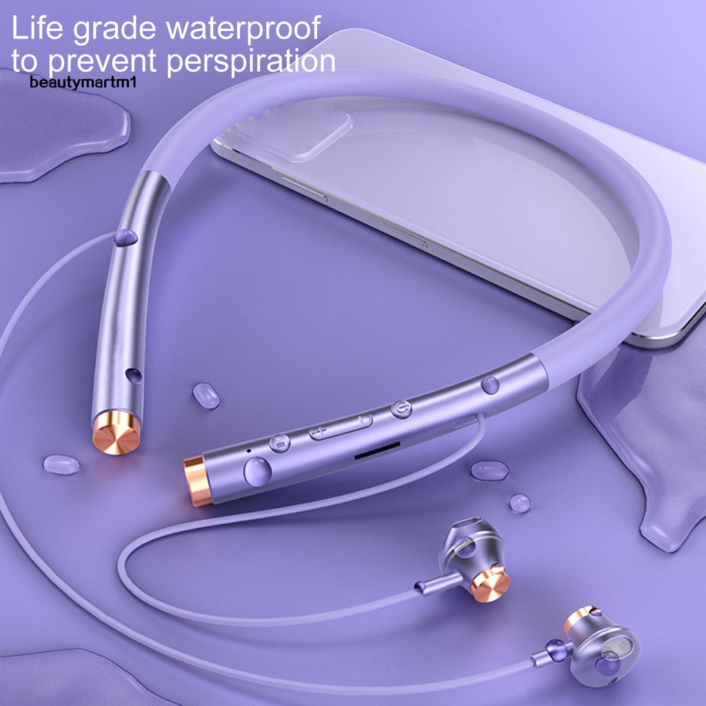 (Shop Amart) Tai Nghe Bluetooth 5.0 Dạng Đeo Cổ Chống Nước