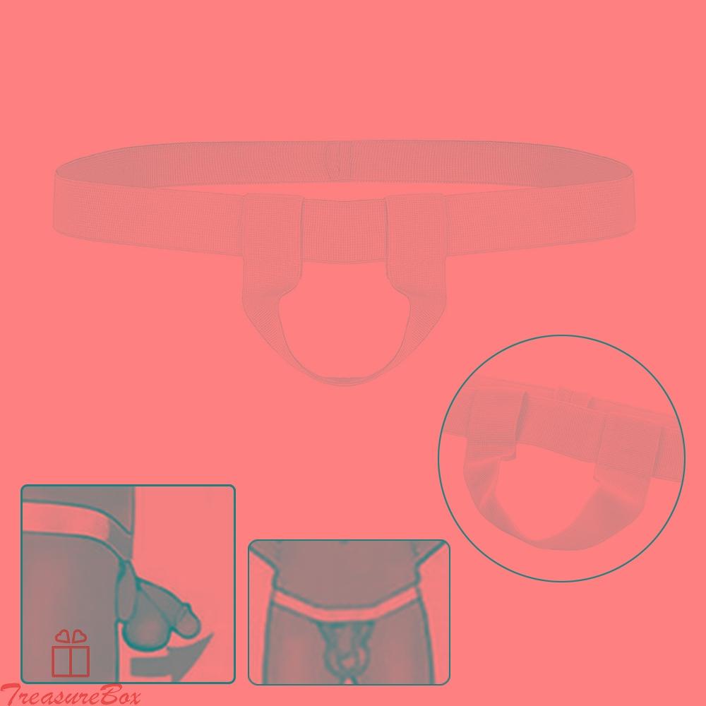 Men Lingerie Backless Cock Sock Sling-Ring Bikini Brief G-string Thong Underwear