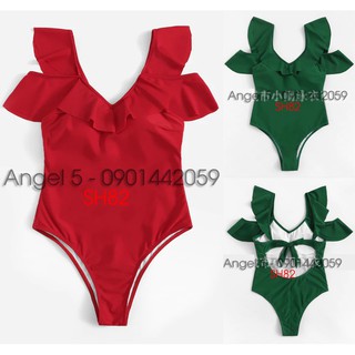 Monokini đi bơi trễ vai hở lưng SH82