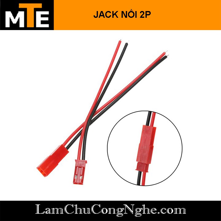 Cặp Jack kết nối JST-2P 2 Pin 20CM