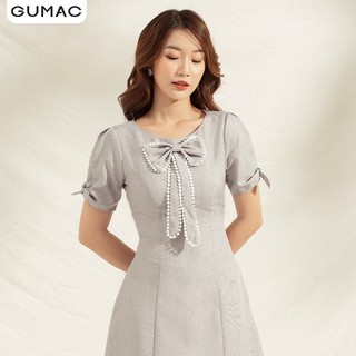 Đầm nữ phối nơ ngực DA1185 GUMAC