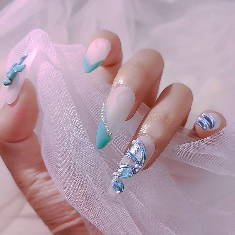 [Hàng mới về] Tờ miếng dán trang trí móng tay 5d diy