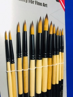 CỌ VẼ LÔNG MỀM 12 CÂY HWT008
