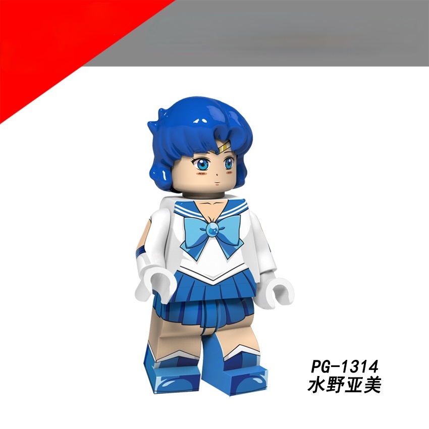 Mô Hình Lego Nhân Vật Hino Rei Kaiou Michiru Hoạt Hình Sailor Moon