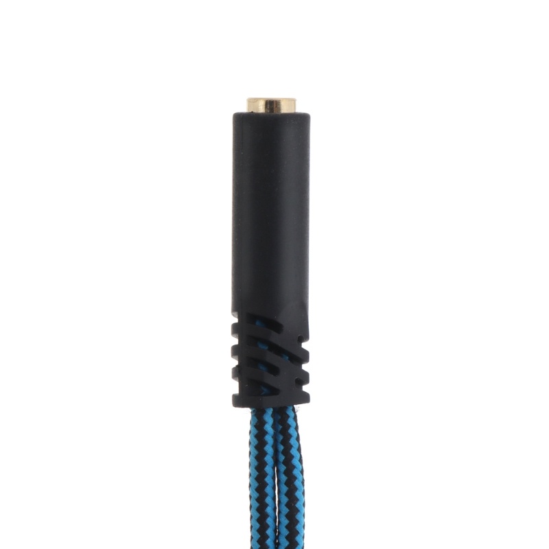 Dây Cáp Chia Cổng Tai Nghe 3.5mm Bằng Nylon Bện