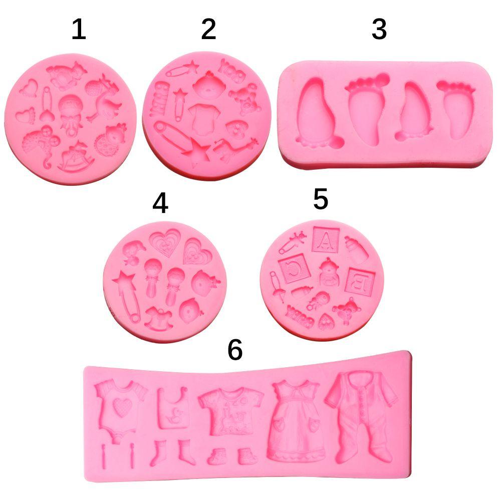Bộ 6 Khuôn Làm Bánh Bằng Đất Sét Polymer