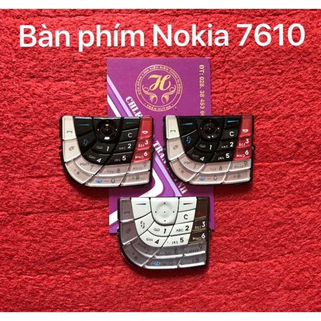 Bàn phím Nokia 7610(chiếc lá lớn)zin