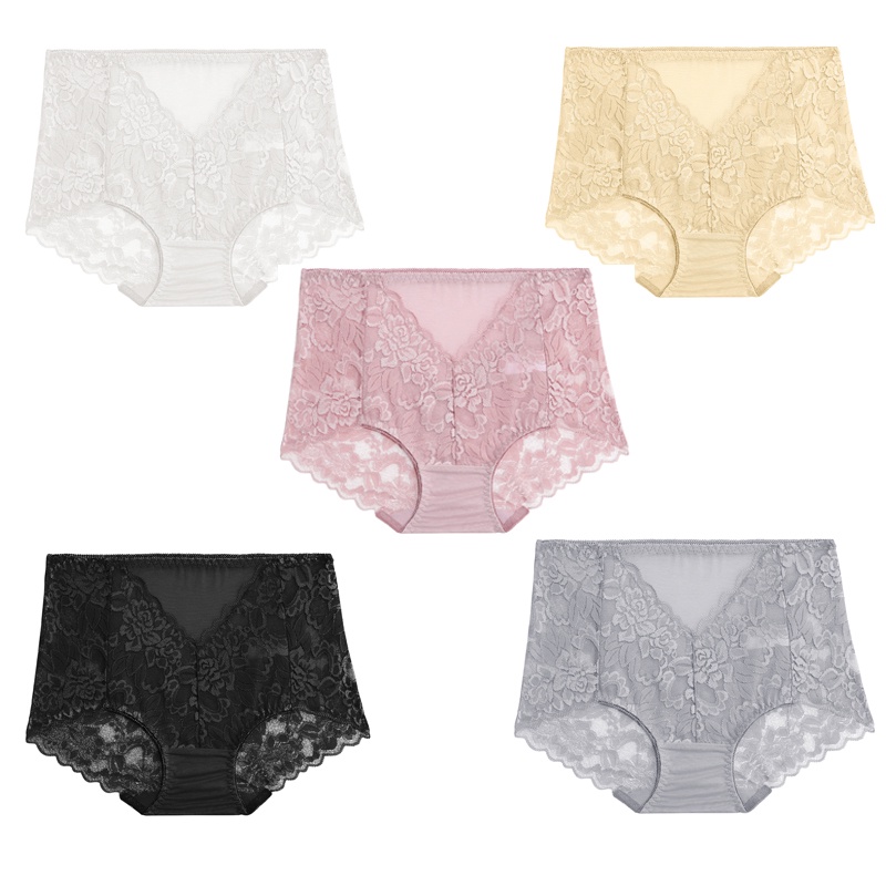 Cute Byte Quần Lót Ren Lưới Mềm Mại Lưng Cao Cỡ Lớn M-3XL Thời Trang 2022 Dễ Thương Cho Nữ