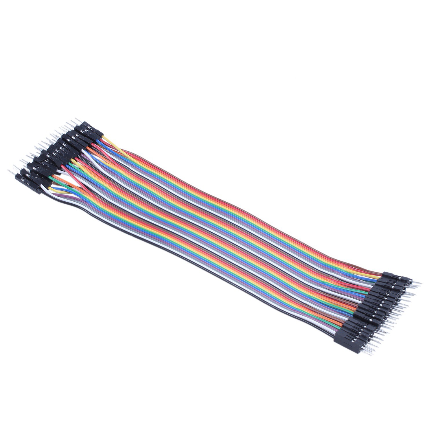 40pcs 20cm 2.54mm male to male Breadboard jumper wire cable for Arduino