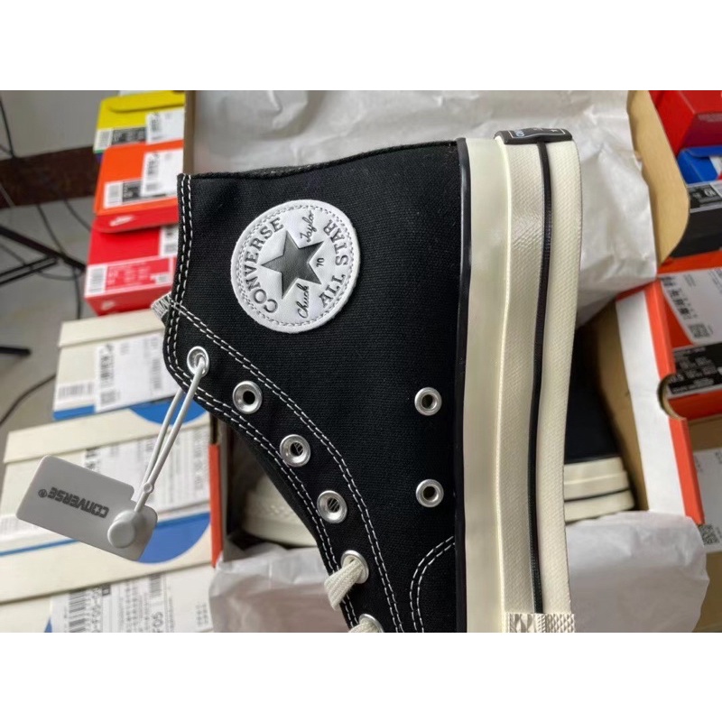 giày Converse Chuck Taylor 1970s high black - đen | Bản TC