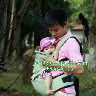 Địu ngồi cho bé yêu