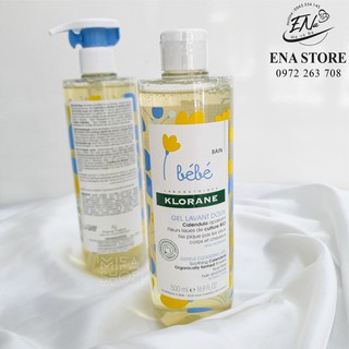 Sữa Tắm gội Klorane Bebe 500ml/chai