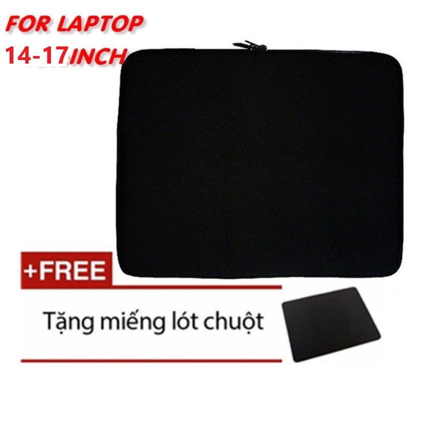 Túi chống sốc laptop 14-17 inch tặng kèm bàn di chuột