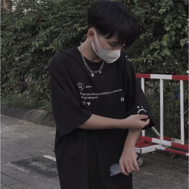 Áo thun Sadboiz Sadtagram tay lỡ form rộng Unisex, áo phông Sadboiz nam nữ phong cách Ulzzang GTM Store | BigBuy360 - bigbuy360.vn