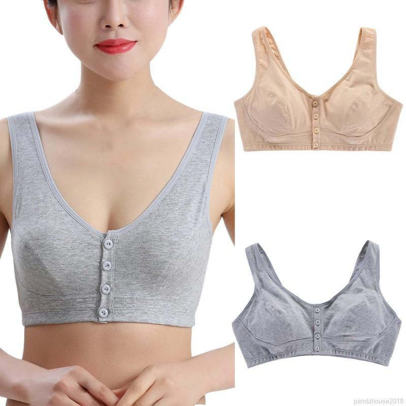 Áo ngực bà bầu cài trước không gọng vải cotton