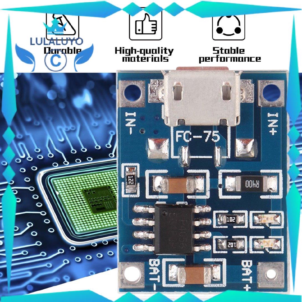Bản Mạch Sạc Pin Li-Ion Mc 5v Mini Micro Usb 1a Tp4056