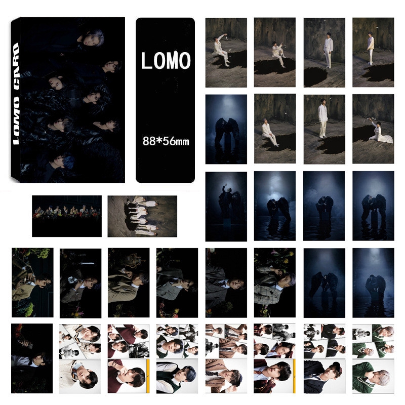 Set 30 thẻ hình Lomo hình nhóm nhạc BTS độc đáo