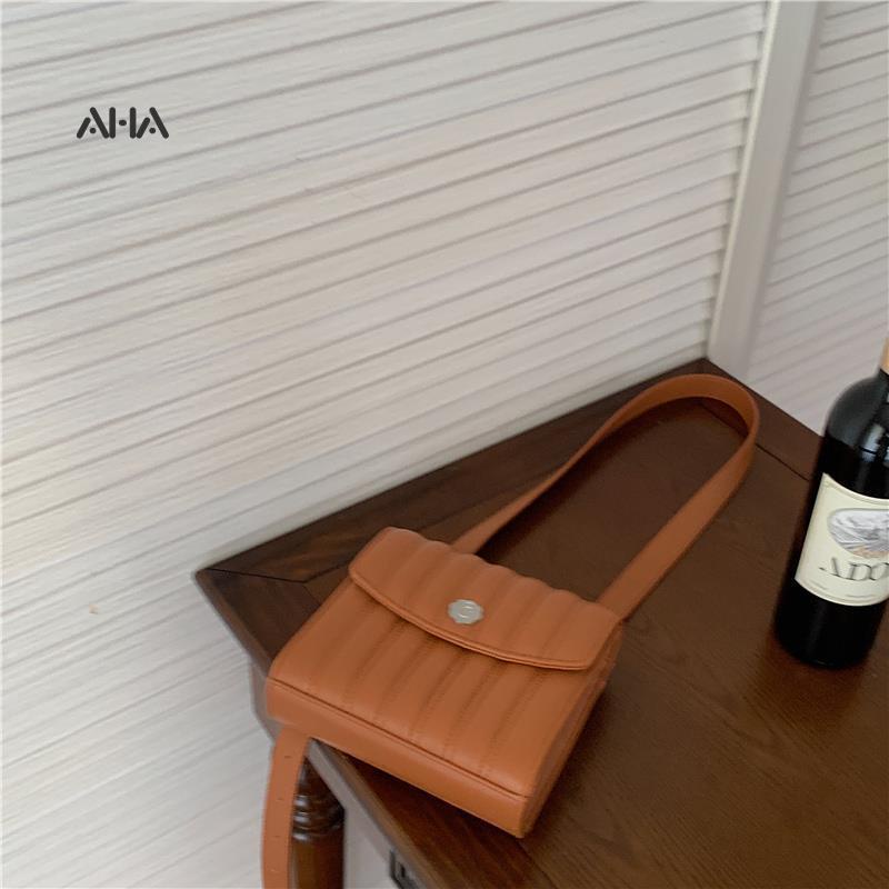 Túi Đeo Chéo Mini Hình Vuông Thêu Họa Tiết Phong Cách Hàn Quốc Thời Trang Cho Nữ