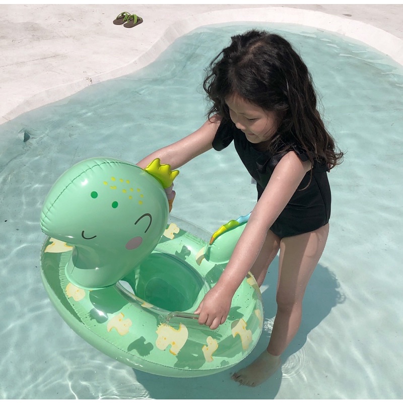 Phao Bơi Khủng Long Ins Kèm Bơm - Chống Lật An Toàn Cho Bé 0-9 Tuổi Hottrend