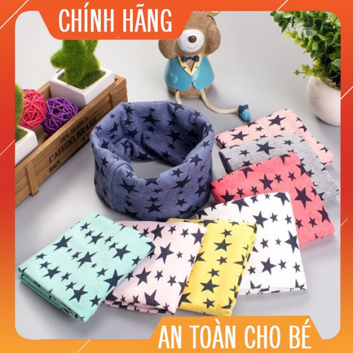 [ SIÊU BỀN ] Khăn ống quấn cổ đa năng cotton giữ ấm cho bé phong cách Hàn Quốc