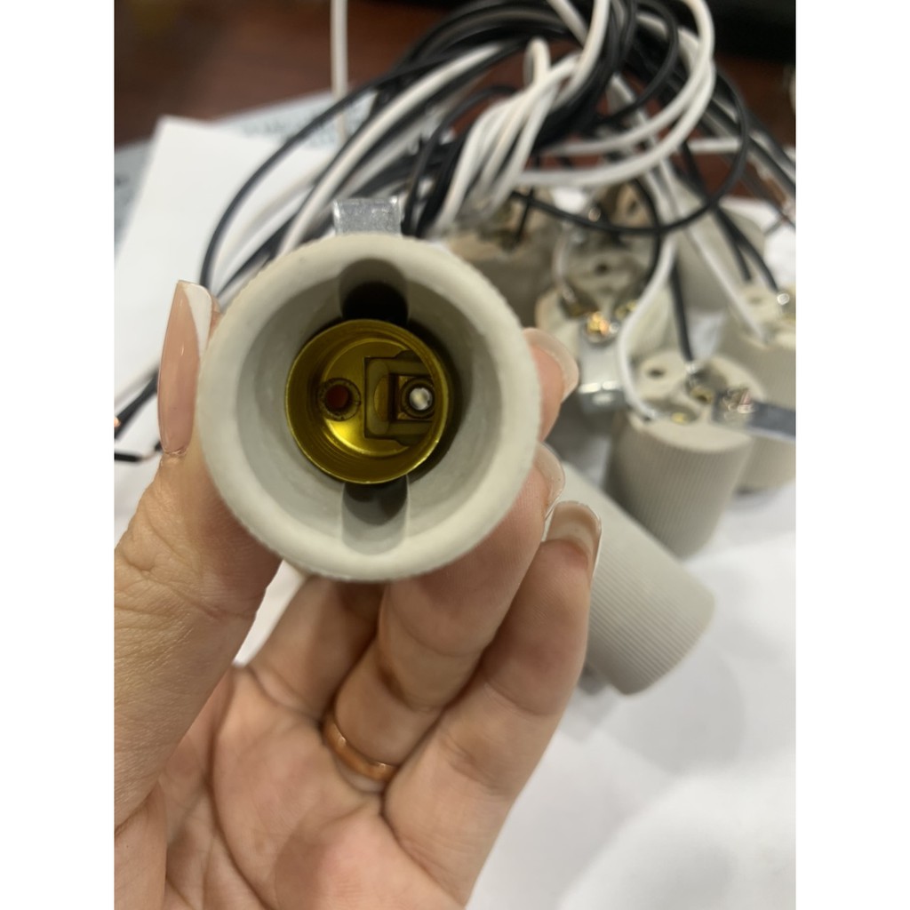 GIÁ TỐT HÀNG CÓ SẴN] ⚡️ Đuôi đèn sứ E14.E27⚡️