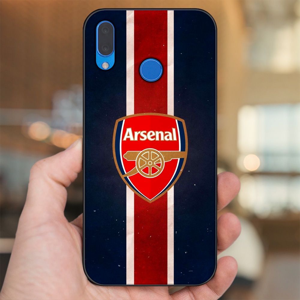 Ốp lưng Huawei Nova 3, Nova 3i, Nova 3e, P20 Lite viền đen in hình Arsenal FC
