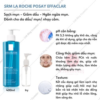 SỮA RỬA MẶT LA ROCHE - POSAY CHO DA DẦU-MỤN