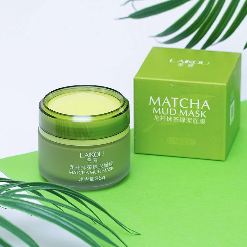 Mặt Nạ Bùn Đất Sét Matcha Laikou Mud Mask 85gr