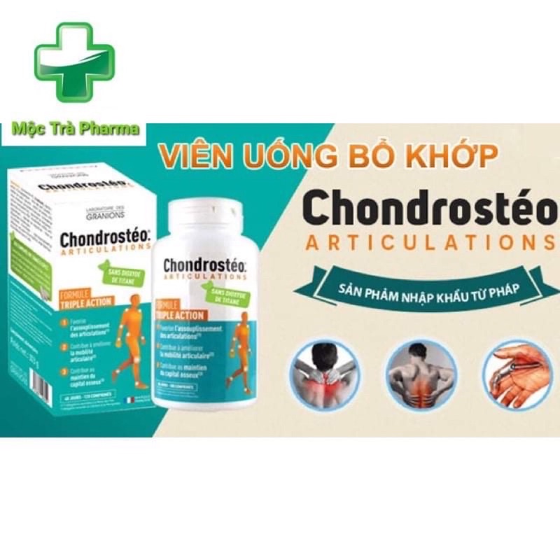 [Viên xương khớp] Chondrosteo Hàng nhập Pháp