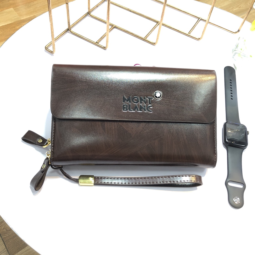 Ví cầm tay nam da bò ví da nam, nữ hàng hiệu cao cấp chính hãng thời trang sang trọng phong cách sành điệu