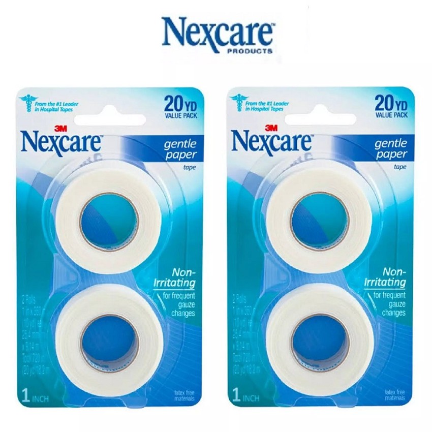 [CHỨC NĂNG] Băng Keo Y Tế Cuộn Giấy 3M NEXCARE 781-2PK ( Vỉ 2 cuộn) bảo vệ vết thương ở những vị trí khó sử dụng