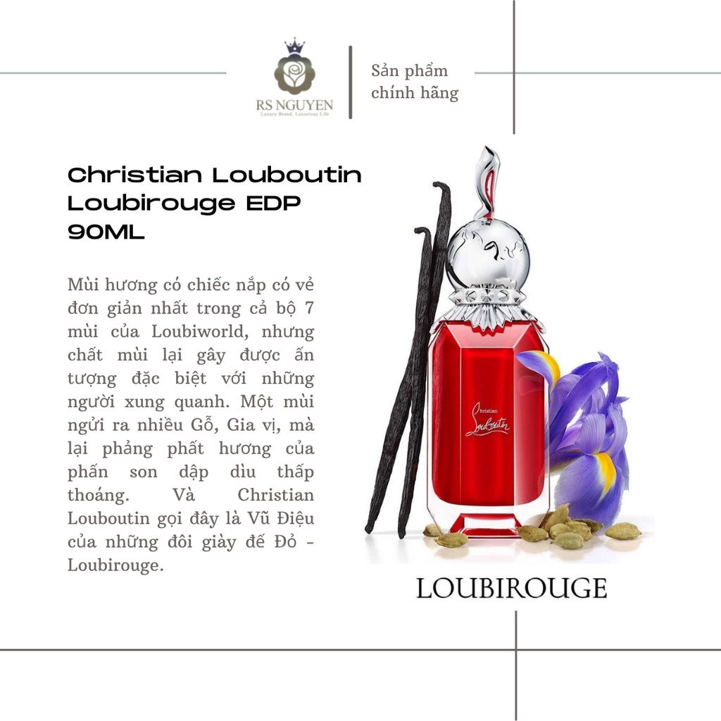 [Mã SR101512 giảm 25% đơn 50K] ✦GH✦ Nước Hoa Christian Louboutin Loubirouge EDP | BigBuy360 - bigbuy360.vn