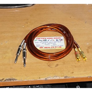 Dây jack chuyển 6 ly ra av dài 2m