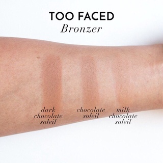 Phấn Tạo Khối Too Faced Milk Chocolate Soleil Matte Bronzer : Light/Medium , Medium/Deep Matte