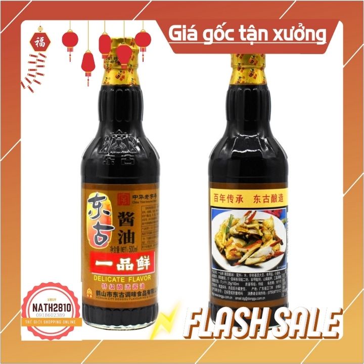 Nước tương tàu - Xì dầu Càng Cua - Xì dầu Nhất Phẩm Tiên loại chai 500ml