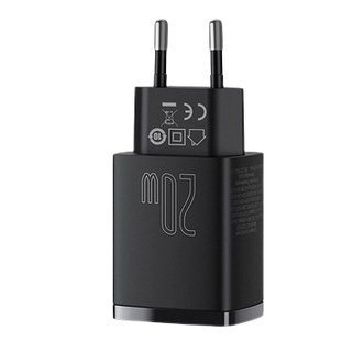 Củ sạc nhanh Baseus Compact 20W 2 cổng USB-A + Tpye-C - Chính Hãng