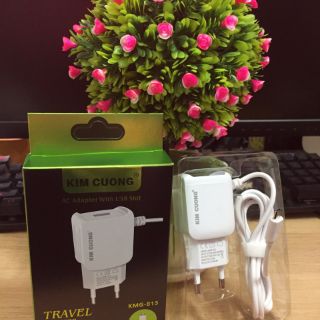 Sạc Kim Cương KMG 813 Cổng Micro USB