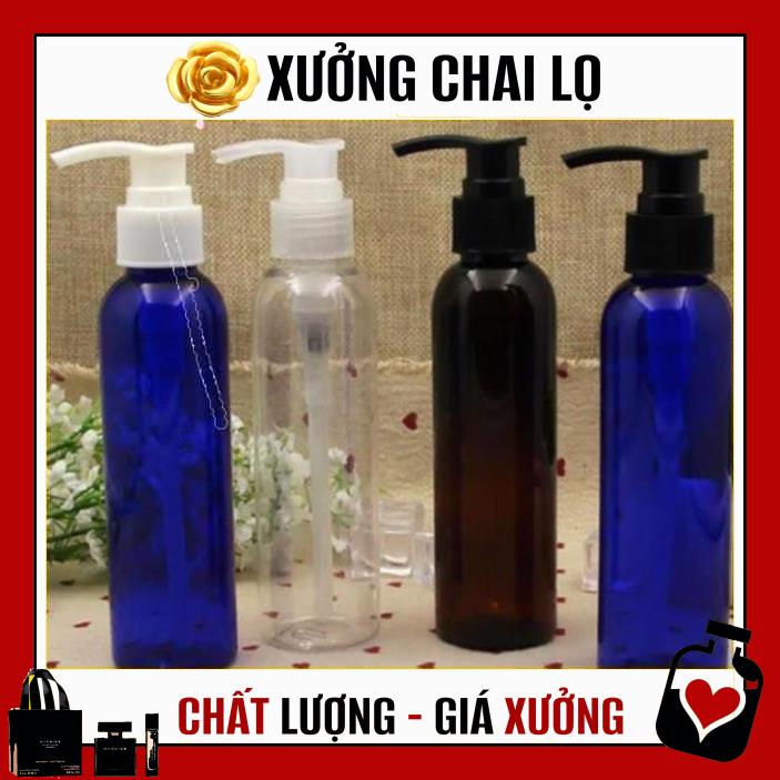Chai Chiết Mĩ Phẩm ❤ TOP GIÁ RẺ ❤ Chai xịt trong vòi nhấn sữa tắm [100ml,150ml,200ml,250ml] , chai lọ mỹ phẩm , .