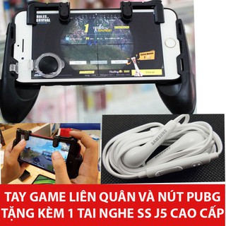 Trọn Bộ Tay Cầm Nút Bấm Chơi Game Liên Quân [Hàng Loại 1] Kèm Nút Bắn Súng PUBG Tặng Ngay 1 Tai Nghe SamSung J5