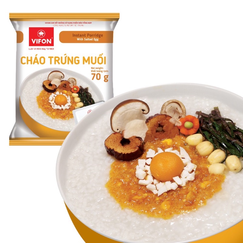 Cháo vifon có gói thịt 70g