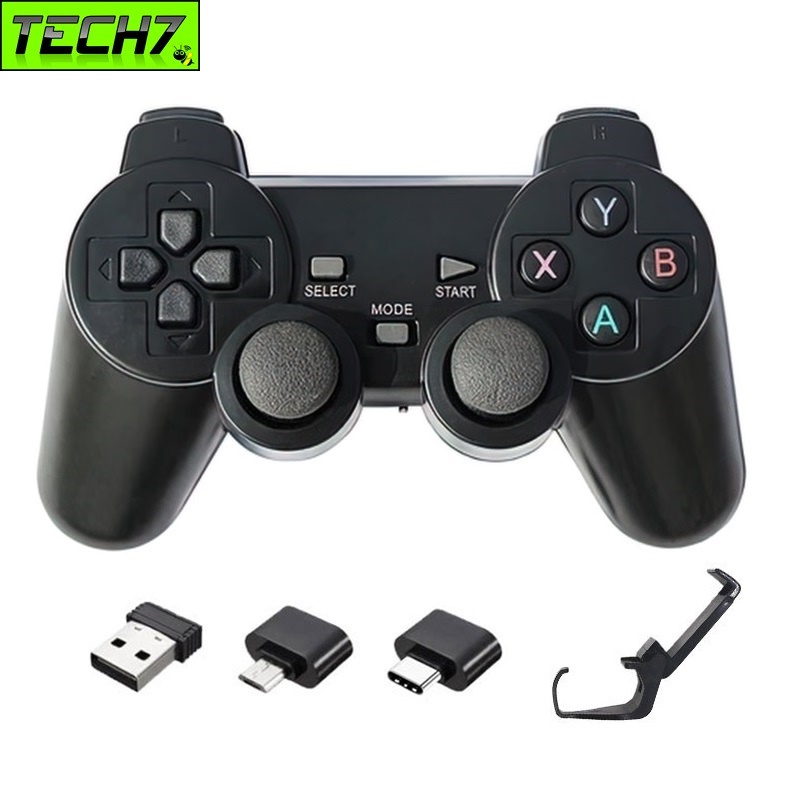 Gamepad khônd dây wireless + OTG cho máy tính - Android - Smart TV