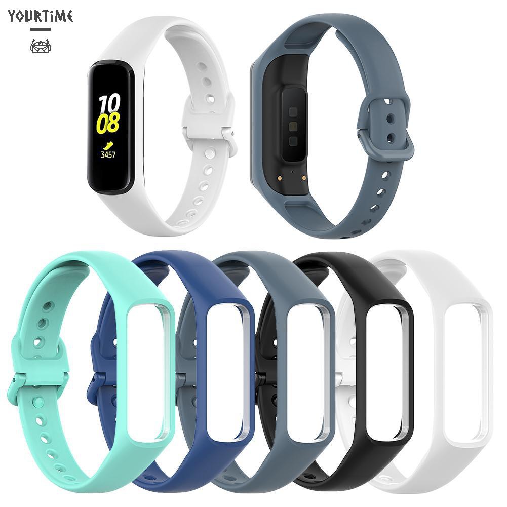 Dây Đeo Silicon + Khung Bảo Vệ Cho Đồng Hồ Samsung Galaxy Fit-E Sm-R375