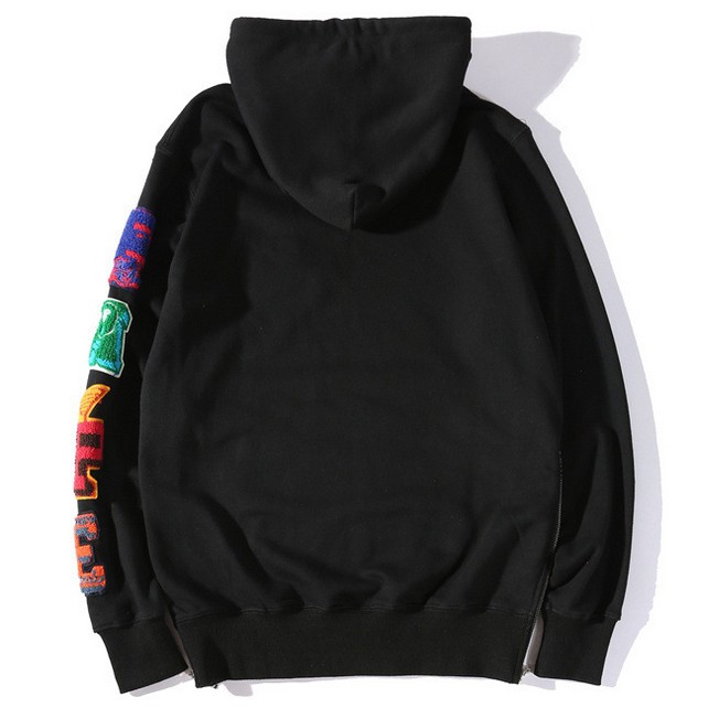 Mới Áo Khoác Hoodie BAPE Ape Họa Tiết Rằn Ri